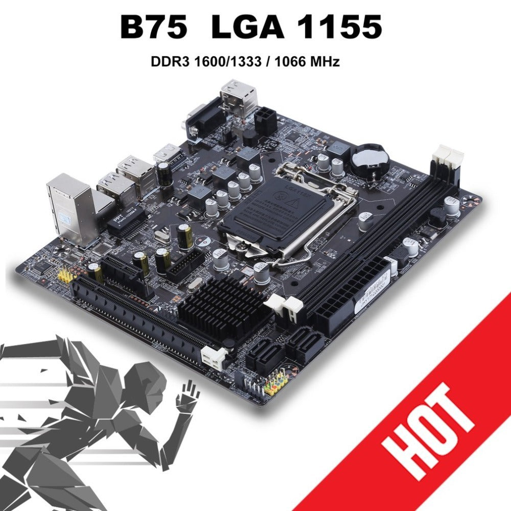 Motherboard B75 Desktop Computer Mainboard DDR3 LGA 1155 for Intel B75 ...